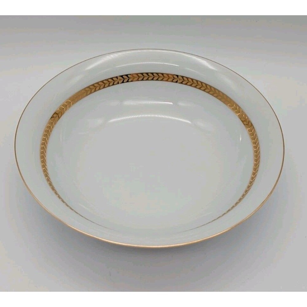 2003 Retroneu IMPERIAL GOLD 491B Il Porcelain with 22k Band SERVING BOWL 9"
